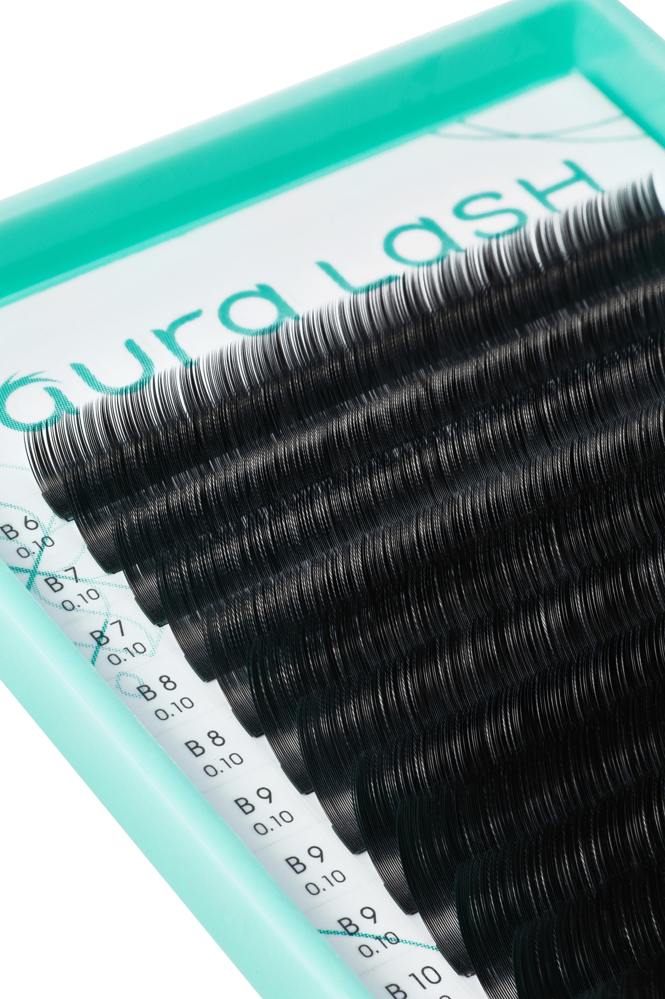 Ресницы AURA LASH Черные Отдельные длины (20 линий)
